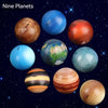9Pcs Solar System Model, Plastic Cosmic Planet Figures, Universe Educational Teaching Materials for Science Toys