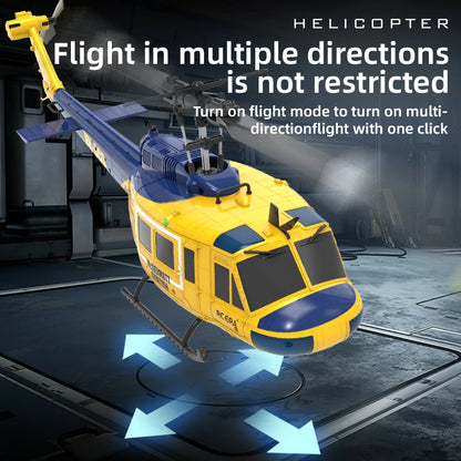 Uh-1 Xiuyi C032 RC Helicopter – 6-Channel Aileron Stunt Remote Control Aircraft Model