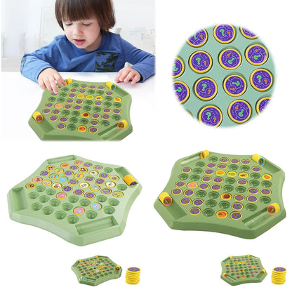 Animal Flip Chess Board Game Cognitive Memory Board Game for Kindergarten and Preschool Gatherings