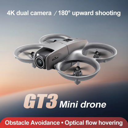 GT3 Optical Flow Localization Drone Wide Angle HD 8K Dual Camera Height Hold RC Obstacle Avoidance Foldable Quadcopter Toy