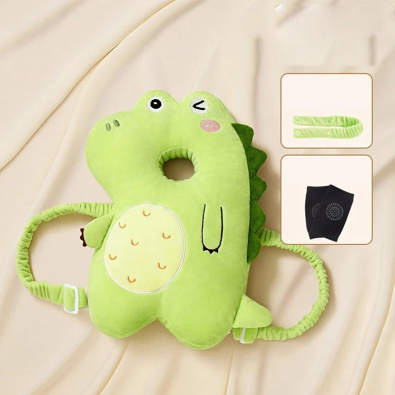 AIBEDILA Baby Head Protector Safety Pad Cushion Back Prevent Injured Elf Lion 1-3T Toddler Security Pillows Protective Headgear