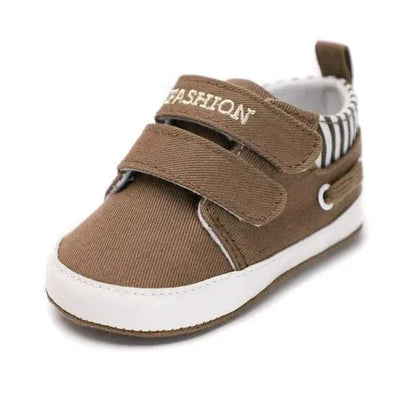 Meckior Baby Boy Sneakers Newborn Striped Soft Sole Casual Baby Shoes First Walker Toddler Crib Moccasins