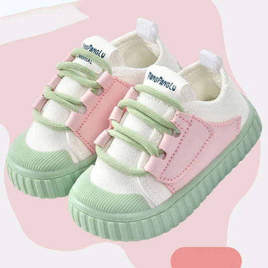 Toddler Sport Shoes for Baby Ergonomics Soft-Soled Girl's Sneakers Anti-Slippery Infant Boy's Tennis Shoes Casual Footwear