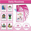 Montessori English Words Learning Cards – Early Education Teaching Aids for Kids and Classroom Use