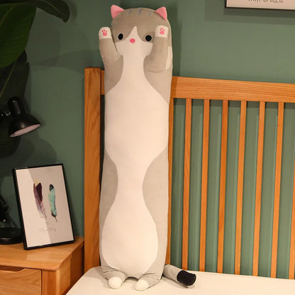 Funny Long Cat Plush Toy 50/70/90/110/130cm (19.7/27.6/35.4/43.3/51.2 Inches)
