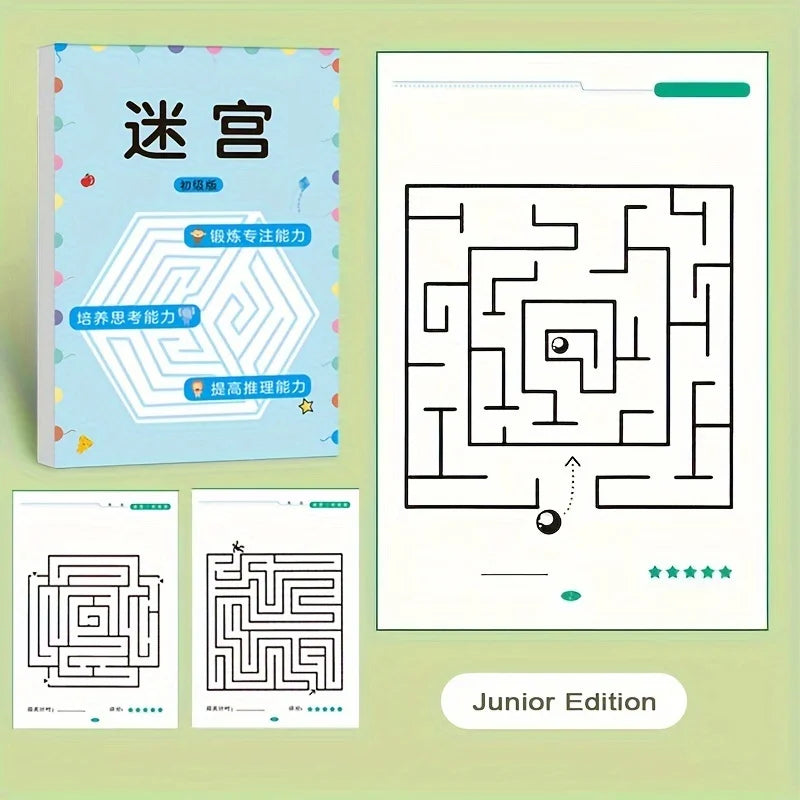 Children’s Concentration Maze Training Book – Thinking and Attention Development Toy