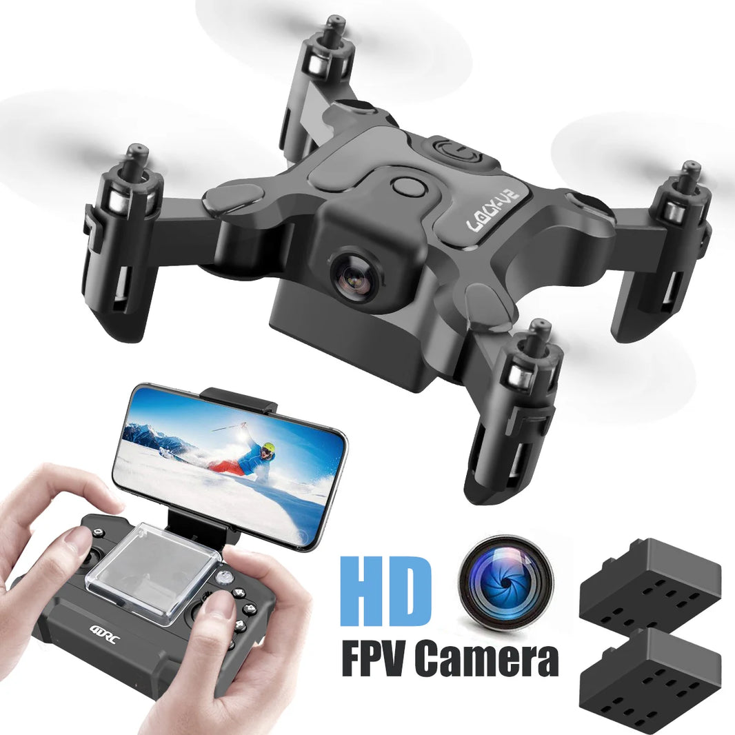 4DRC V2 Mini Drone – HD Camera WiFi FPV Foldable Quadcopter with Altitude Hold