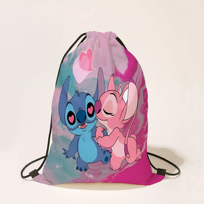 Disney Stitch Cartoon Drawstring Bag for Boys and Girls | Party Gifts, Birthday Decorations, and Backpack - Kidzy Market