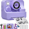 Digital Kids Camera with 2.8-Inch Screen, Portable Thermal Instant Print, HD Photo and Video