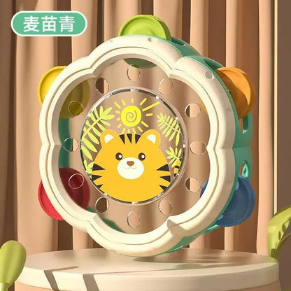 Baby Musical Instrument Drum Toy – Montessori Learning Toy for Toddlers 1-3, Early Hand Development & Interactive Music Playset