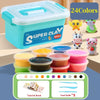 12/24/36 Colors Super Light Clay Set - Air-Dry Polymer Modeling Clay with Carving Tool, DIY Crafts Toy for Children, Gift Idea