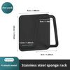 Stainless Steel Sink Sponge Rack with Suction Cup