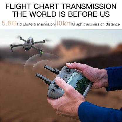 4K Camera RC Drone – ZLL SG909 with 3-Axis Gimbal, WIFI, Obstacle Avoidance, and Touch Screen
