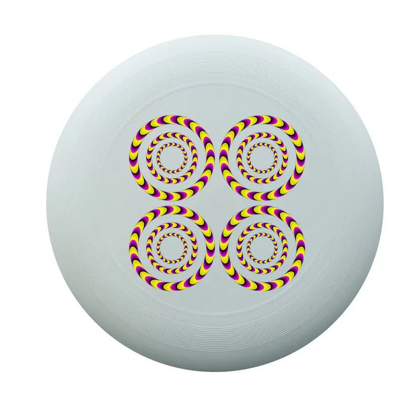 Colorful Flying Disc Frisbee - Portable Outdoor Game & Sports Toy for Kids & Adults (200mm/7.9 in & 275mm/10.8 in)