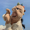 3-in-1 Plush Animal Hood – Winter Hat, Scarf & Gloves Set for Women & Girls, Cozy Christmas Dress-Up