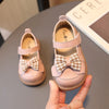 Winter Infant Girl Sock Boots Chunky Bow Knitted Casual Toddler Girl Patent Leather Shoes