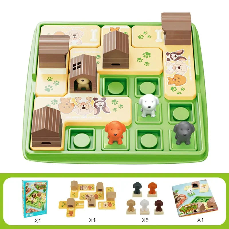 Beware of the Dog Board Game – Fun Parent-Child Game, Don't Wake the Dog Toy with Gnaw Bones Challenge
