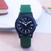 Fashion Boys and Girls Multifunction Date 24-Hour Waterproof Watch with Soft Silicone Strap High-Quality Student Gift