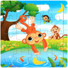 New 20 Piece Wooden 3D Puzzle, Cartoon Animal & Vehicle Jigsaw, Montessori Educational Toy for Kids, Baby 1-3 Years