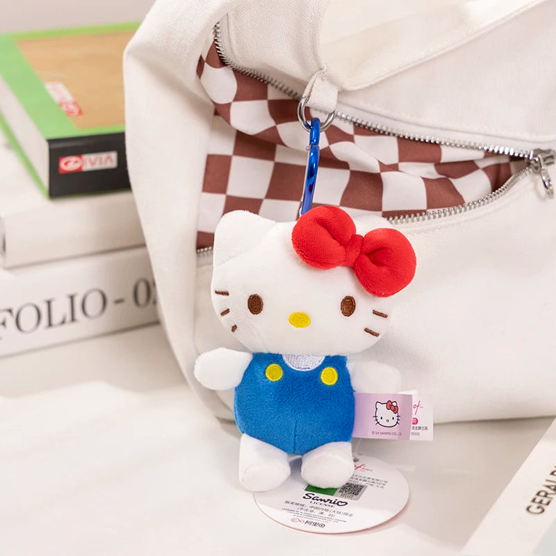 Sanrio Hello Kitty Kuromi Melody Pochacco Cinnamoroll Plush Toy Pendant Keychain Gift