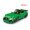 MOC Speed Racing Car Building Blocks Set — Small Studded Sports Car Garage Toy