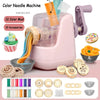 Children's Colored Clay Noodle Machine Kit - DIY Play Dough Tools with Ice Cream Mold, Slime Toys for Kids, Birthday Gift