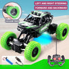 Remote Control Off-Road Car with Colorful Flashing Lights and Rubber Wheels