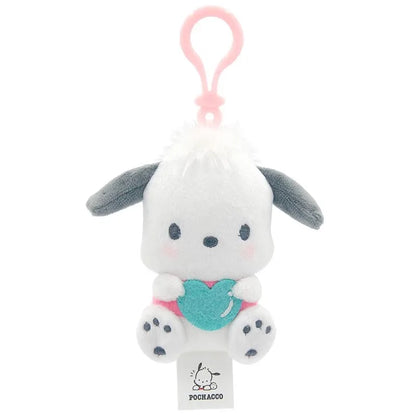 Sanrio Hello Kitty Kuromi Melody Pochacco Cinnamoroll Plush Toy Pendant Keychain Gift