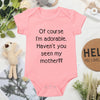 Funny Baby Onesies – Cute European Style Newborn Bodysuit, Summer Toddler Clothes for Boys & Girls, Short Sleeve Romper Gift