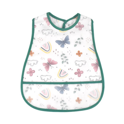 2023 New Cartoon Pattern EVA Waterproof Baby Bibs – Adjustable Feeding Apron with Pocket for Kids, Baby Burp Cloths - Kidzy Market
