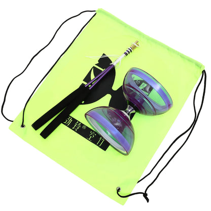Professional Diabolo Yoyo Set - Juggling and Fitness Toy for Kids and Elderly Users, TPU Material