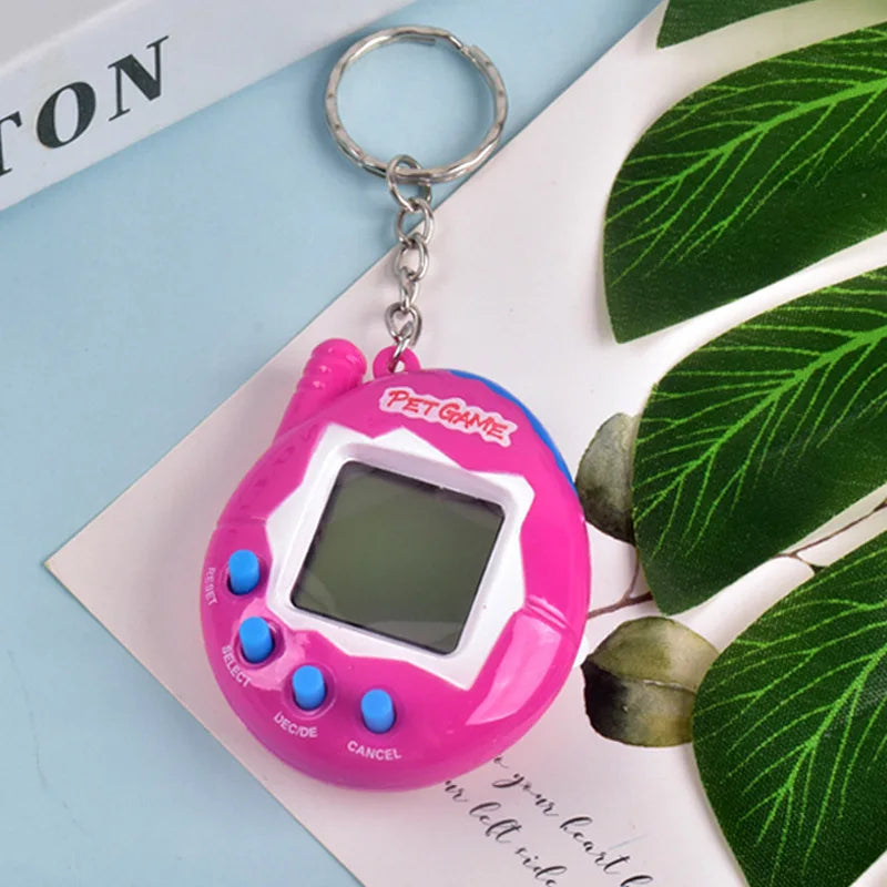 Transparent Electronic Pet Toy, 168 Pets in One Virtual Cyber Digital Toy, Nostalgic Pixel Play for Kids