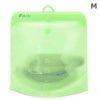 PULISI Silicone Reusable Food Storage Bags - Leakproof Containers (1500ml, 1000ml, 500ml), Fresh-Keeping, Freezer & Snack Storage
