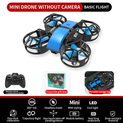 Dowellin D12 Mini RC Drone – Remote Control Quadcopter with HD Dual Camera and Fixed Height