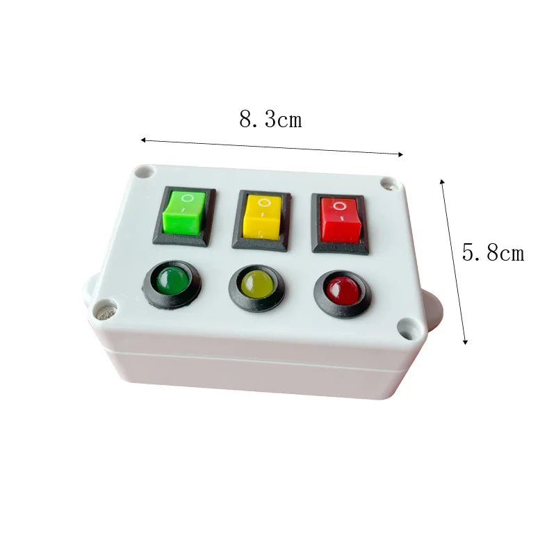 Busy Board DIY Accessories – Lamps and Doorbell Montessori Teaching Aids for Hands-On Skills, Sound and Color Recognition Wooden Toys