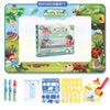 100x80CM Magic Water Drawing Mat – Reusable Doodle and Coloring Board with Magic Pens, Montessori Educational Toy for Kids