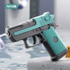 Mini Desert Eagle Mechanical Continuous Firing Water Gun – Small Summer Beach Toy for Kids