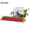 Educational Farm Building Block Set – Harvesting Locomotive, Five-Plow Tractor, Cotton Picker, Crane Arm Trailer – LEGO Compatible Kids Toy