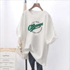 Summer New T-Shirt for Women | Short-Sleeved Maternity Wear | Love Print Cotton Mid-Length Loose Maternity Sweater Top