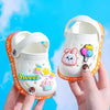 Summer Kids’ Sandals – Cartoon Design Hole Shoes, Soft Anti-Skid Slippers for Boys & Girls, Beach Baby Shoes