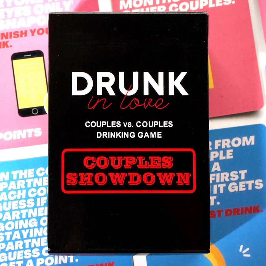 Drunk In Love - Original Couples Drinking Card Game, Fun Date Night & Relationship Game for Adults