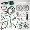 DIY Retro Bicycle Model Kit 1:10 Mini Assembly Home Decor Dollhouse Ornament Gift