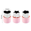 Kids Fruit and Vegetable Cutters Set - Stainless Steel Cookie Sandwich Molds for Bento