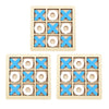 Montessori Wooden Tic-Tac-Toe (XO) Puzzle Board 9.8×9.8 cm (3.9×3.9 in) – Educational Brain Training Toy for Kids