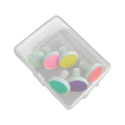 6 Mixed Color Electric Nail File Grinding Head – Spare Parts for Baby Nail Trimmer, Replace Pads, Infant Essential for Kids