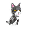 Cartoon Cat & Dog Building Blocks DIY Educational Puzzle Toy - Parent-Child Interactive ABS Small Blocks Compatible with Standard Bricks