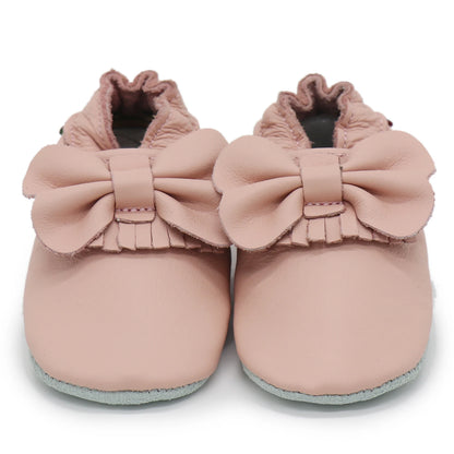 Carozoo Baby Shoes – Leather Children Slippers, Prewalker First Walking Shoes for Newborn Boys & Girls