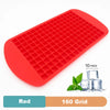 Silicone Ice Cube Tray - 4/6/8/15/160 Grid Square Mold