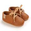New Baby Shoes Retro Leather Boy Girl Multicolor Toddler Rubber Sole Anti-Slip First Walkers Infant Moccasins