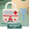 Baby Learning Lock with Key Car Toy – Montessori Educational Number Matching and Sensory Toy for Kids Ages 1-3